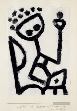 Mumon betrunken fällt in den Stuhl Paul Klee Ölgemälde